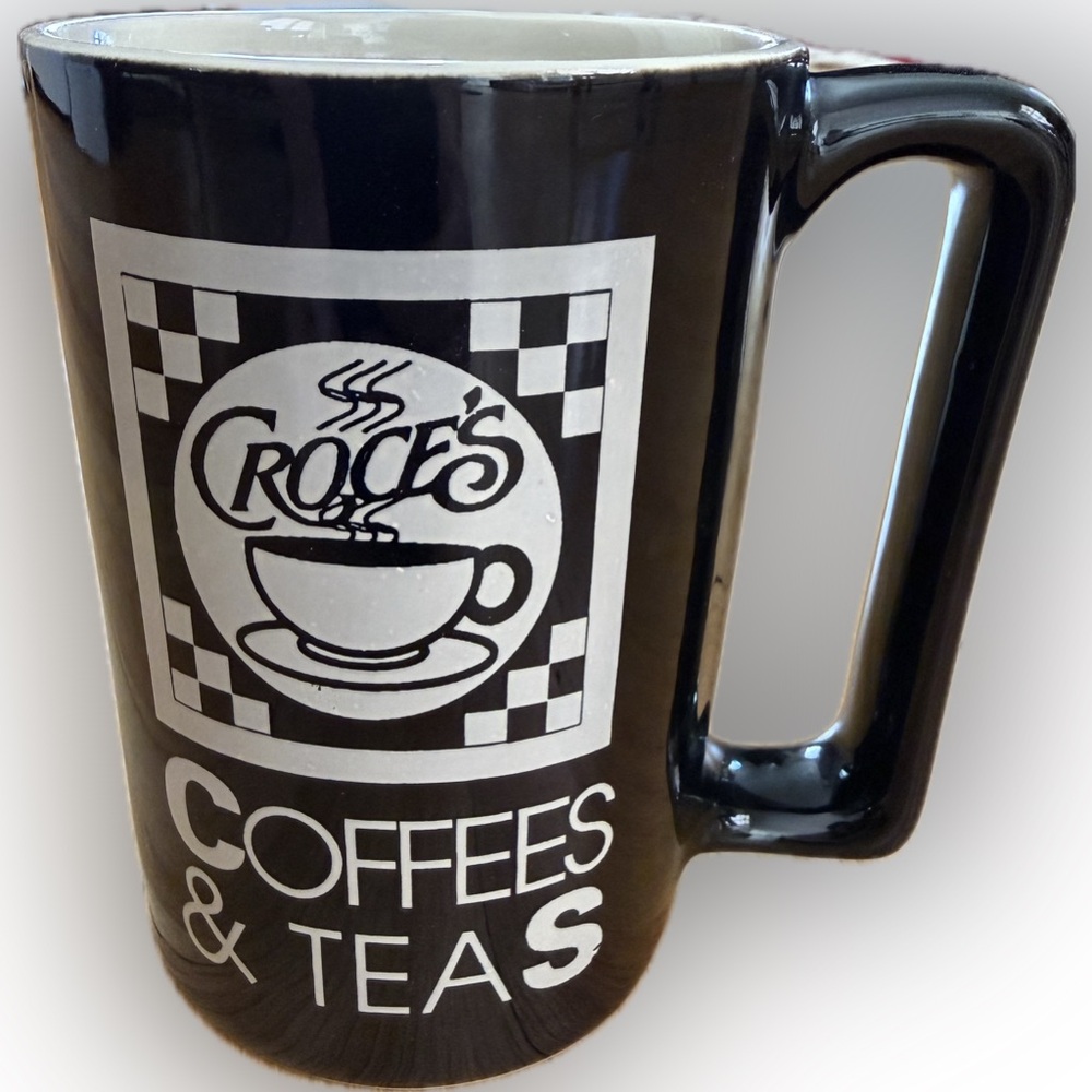 Vintage New Rare Croce’s Restaurant Coffee mug music memorabilia jazz club Jim